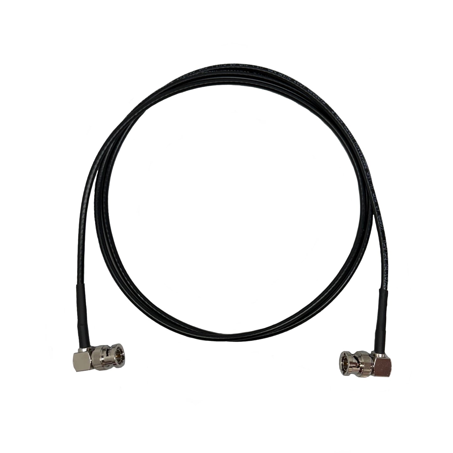 BNC Right Angle Male to BNC Right Angle Male HD-SDI 12G 4855R Belden Video Cable
