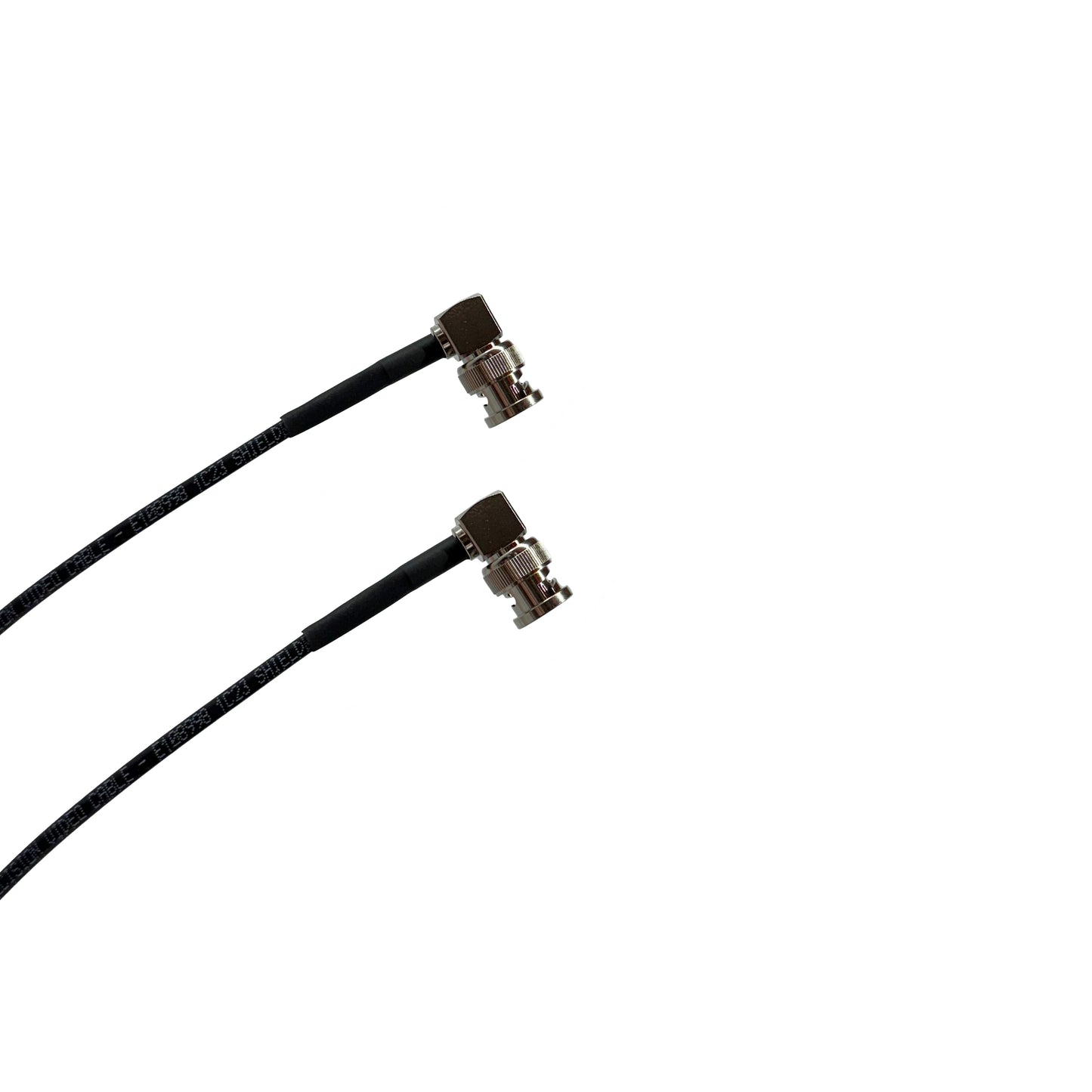 BNC Right Angle Male to BNC Right Angle Male HD-SDI 12G 4855R Belden Video Cable