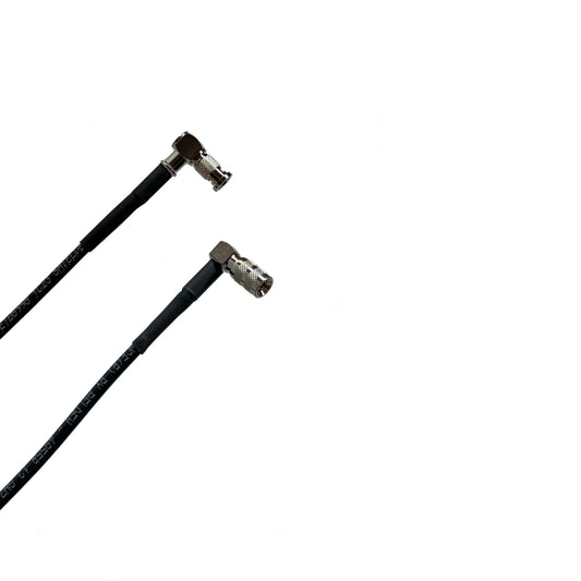 HDBNC (Micro BNC) Right Angle to Din 1.0/2.3 Right Angle 4855R 12G Cables