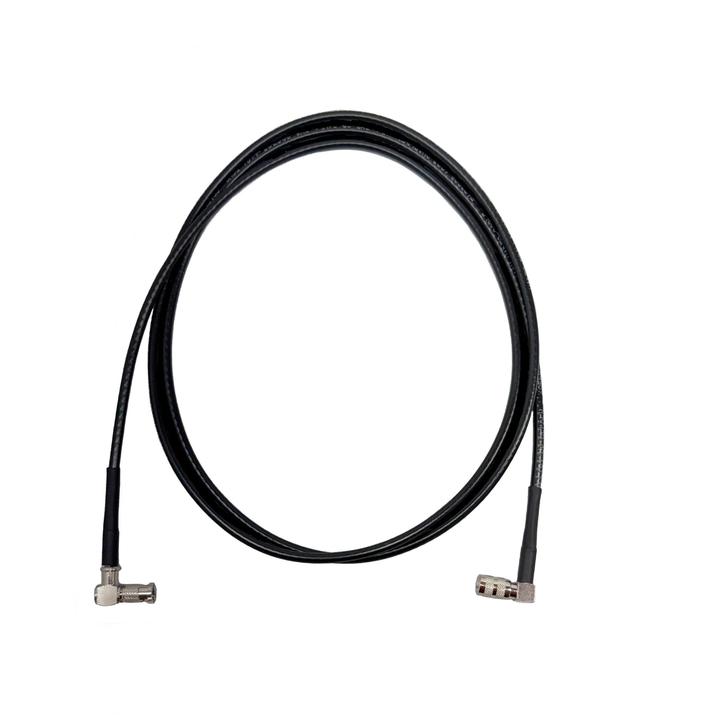 HDBNC (Micro BNC) Right Angle to Din 1.0/2.3 Right Angle 4855R 12G Cables