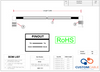 HDBNC (Micro BNC) Right Angle to Din 1.0/2.3 Right Angle 4855R 12G Cables