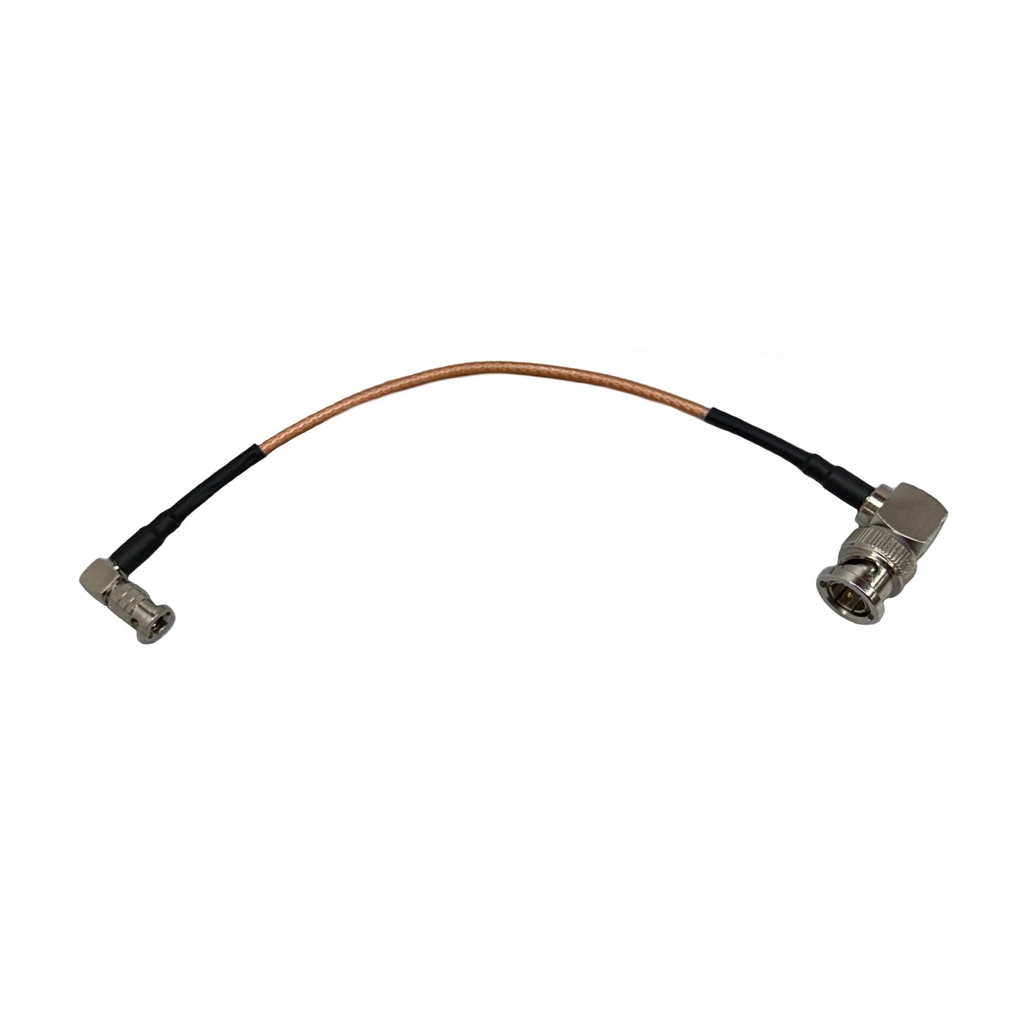 Mini BNC Right Angle Male to HD BNC Right Angle Male HD SDI RG179 75 Ohm