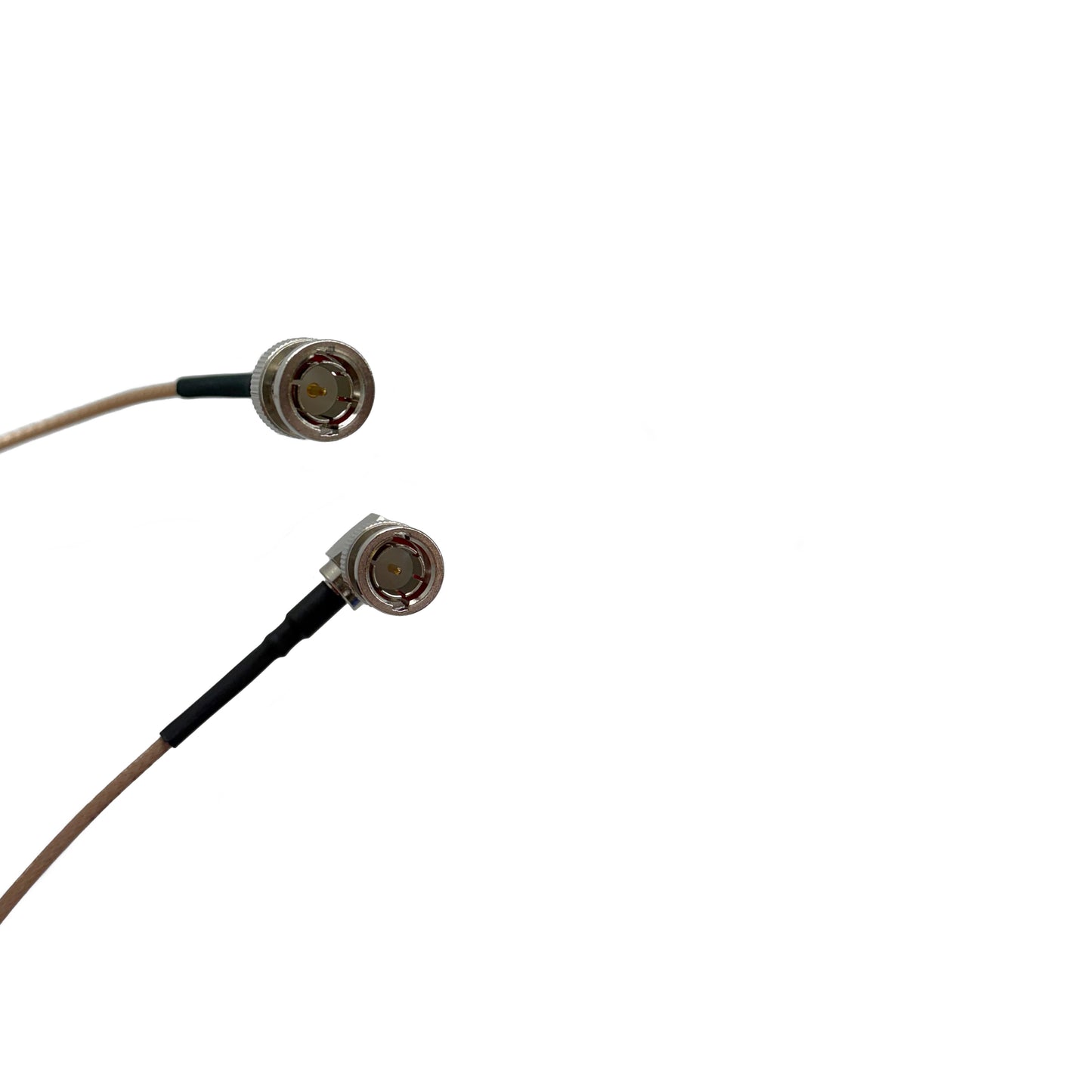 Mini BNC Right Angle Male to BNC Straight Male HD SDI RG179 75 Ohm