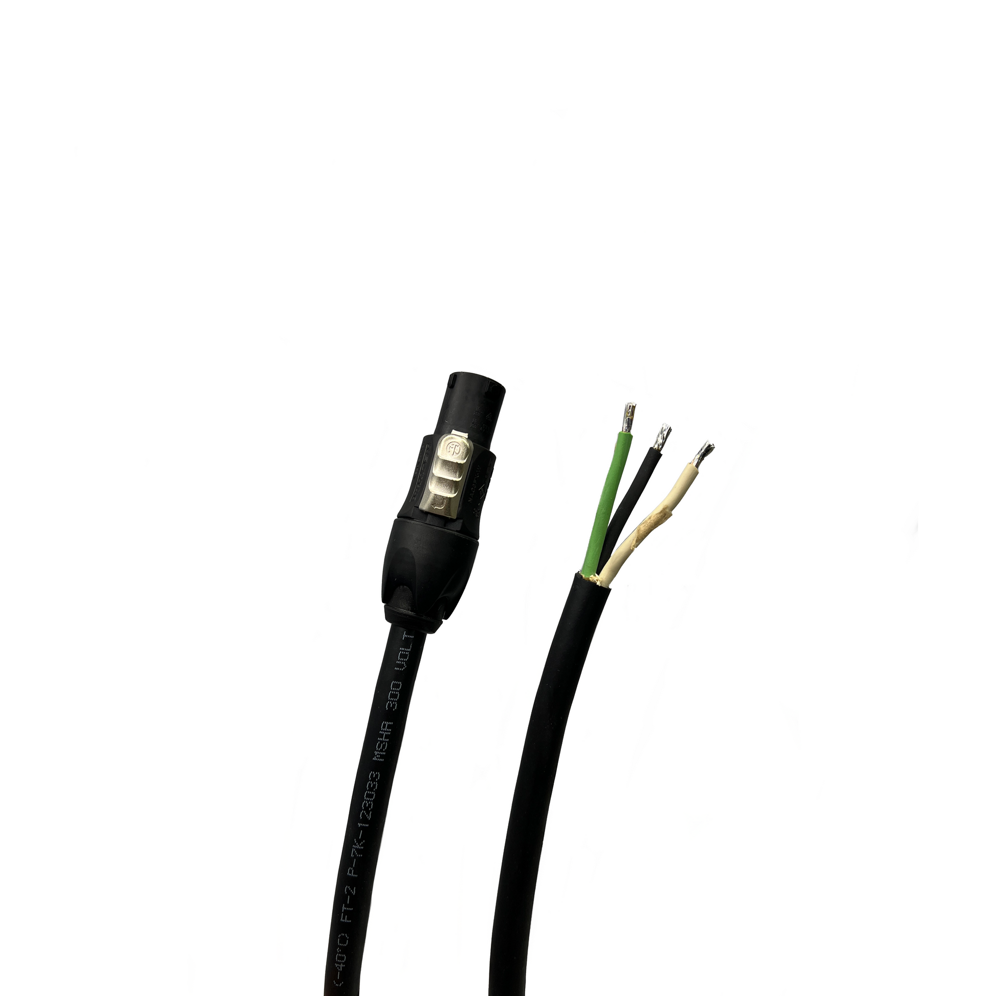 PowerCON TRUE1 Female to Blunt 12AWG Cable