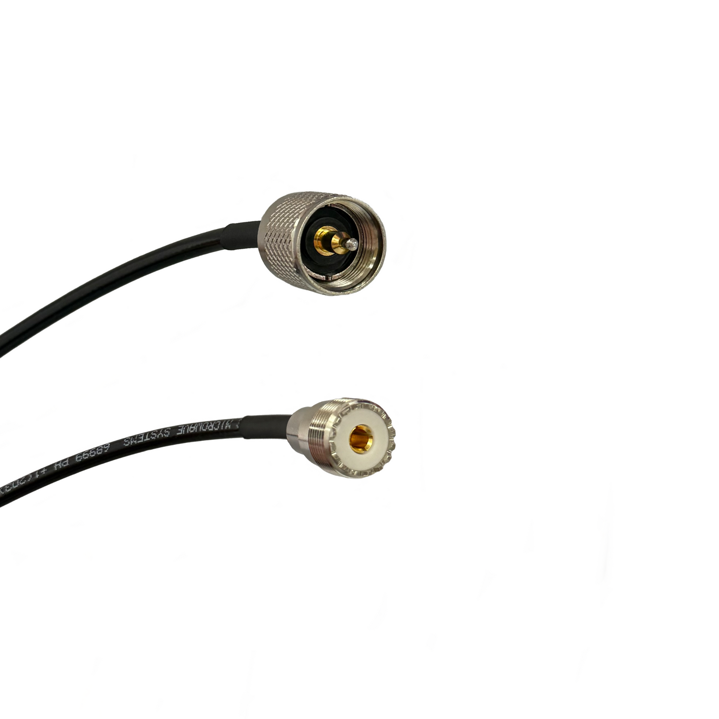 UHF Male to UHF Female LMR-195 Times Microwave Antenna Cable