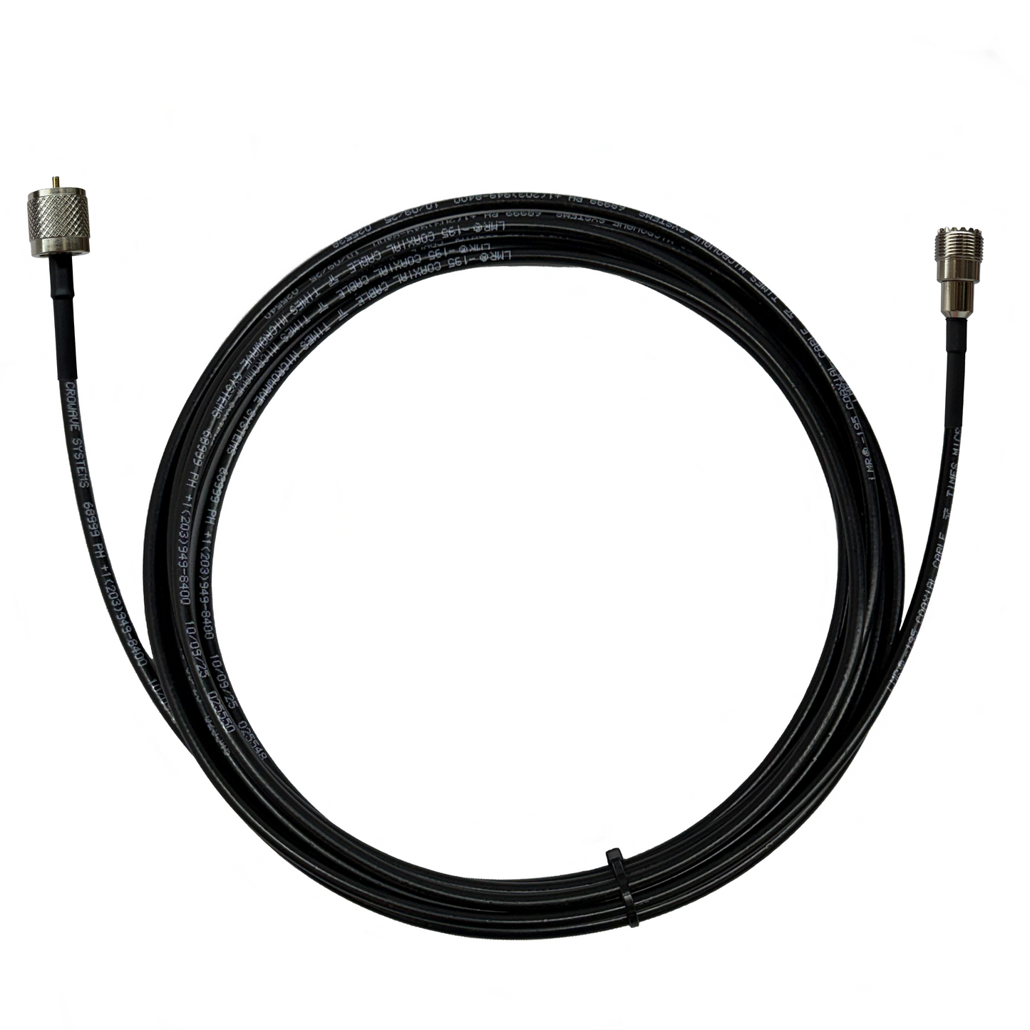 UHF Male to UHF Female LMR-195 Times Microwave Antenna Cable