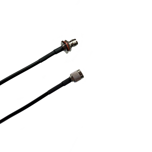 TNC Male to TNC Female Bulkhead LMR-195 Cable