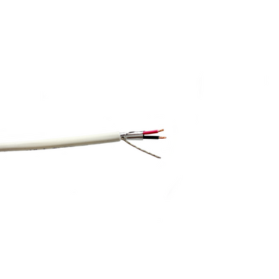 22 AWG 2 Conductor Stranded Shielded Plenum Cable (100ft, 500ft, 1000ft)