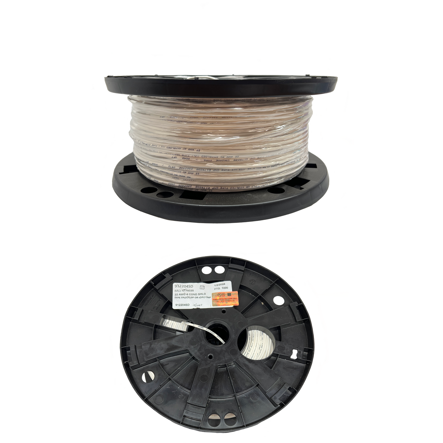 22 AWG 4 Conductor Stranded Shielded Plenum CMP Cable