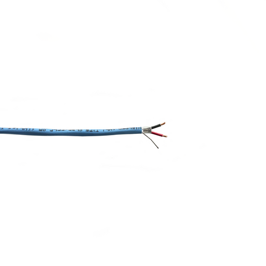 18 AWG 2 Conductor Stranded Shielded Blue Cable 1000ft Spool