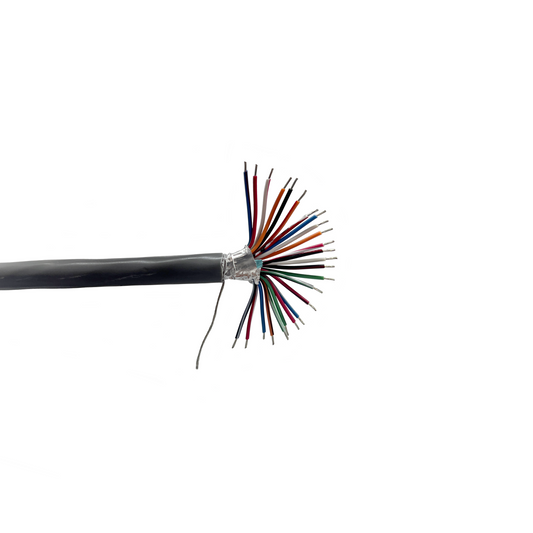 24 AWG 25 Conductor Shielded Cable PVC Jacket - Sold Per Foot