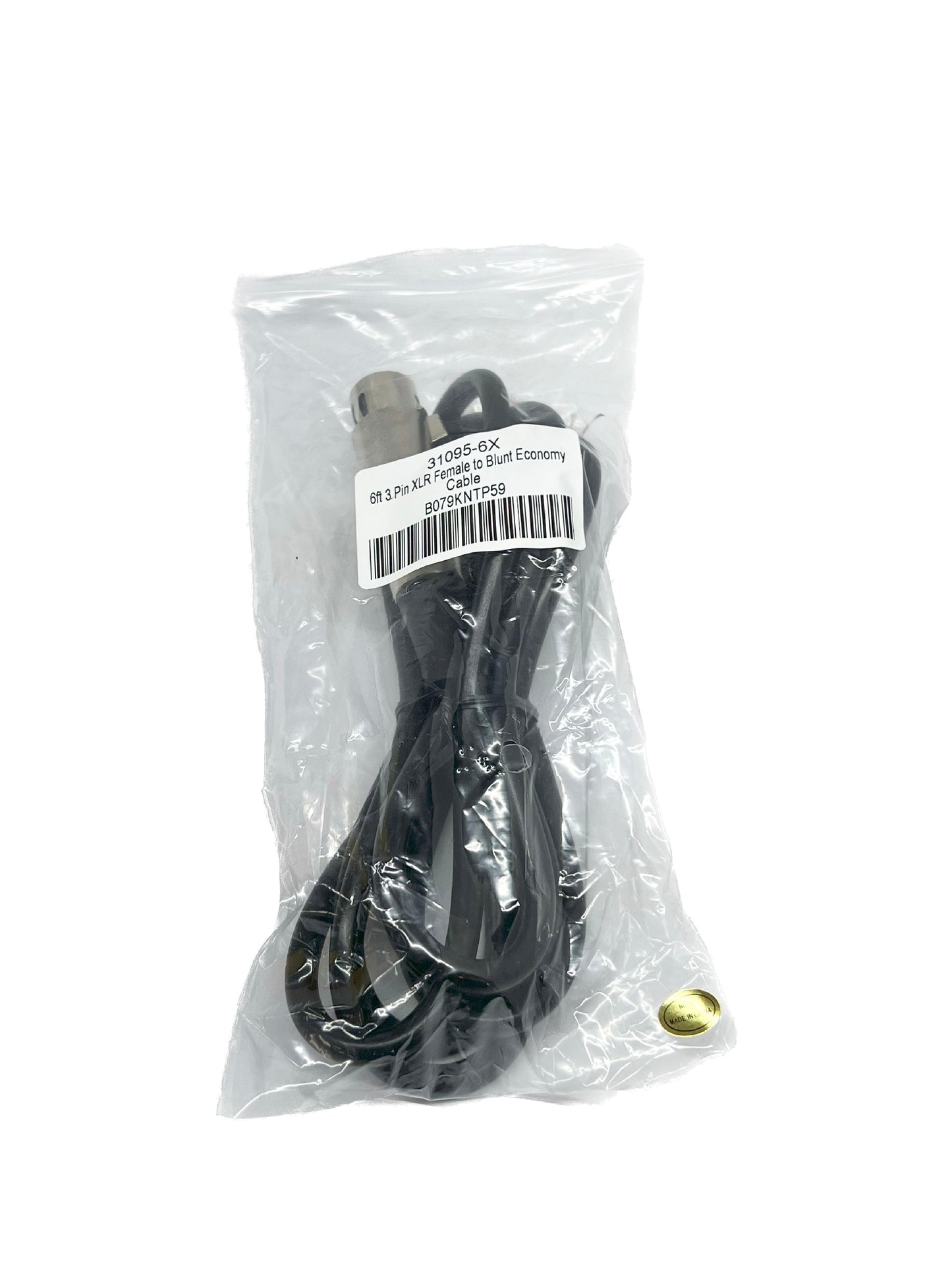 XLR 3 Pin to Blunt Install Cables - 18 AWG Shielded Audio Cable