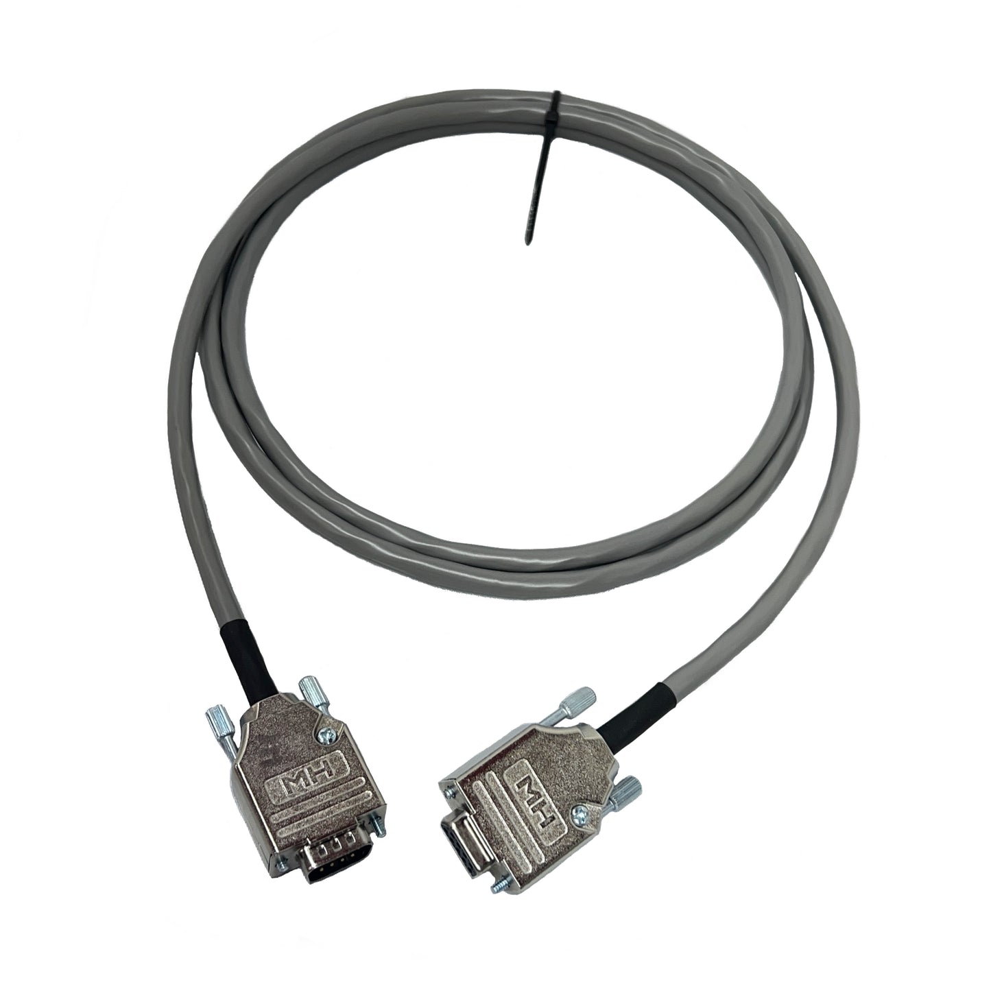 Null Modem DB9 Male to Female -  24 AWG PVC Jacket - Serial Data Cable