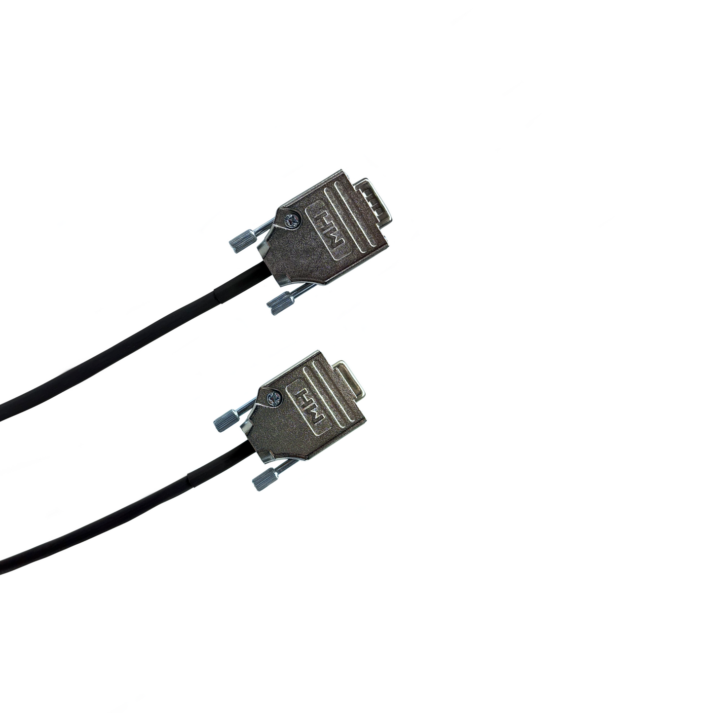 DB9 Male to Female 22 AWG Plenum Jacket Serial Cable Made in USA