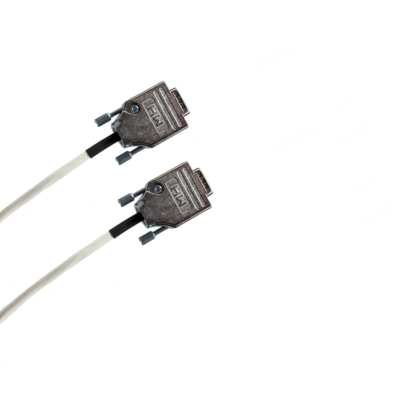 DB9 Male to Male 22 AWG Plenum Jacket Serial Data Installation Cable