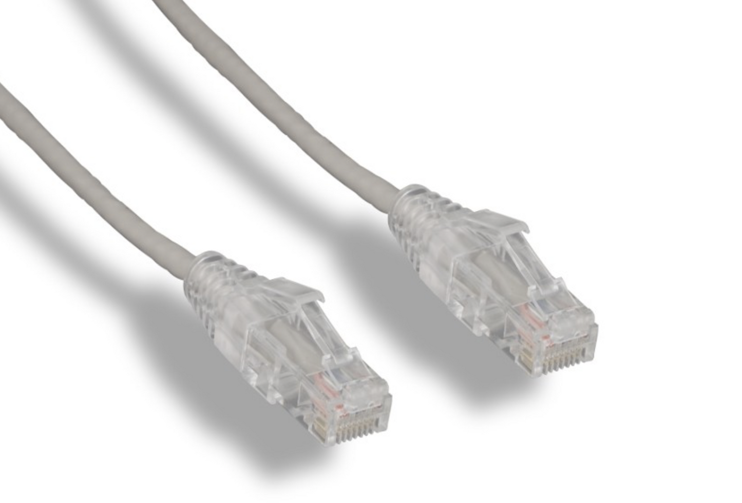 Slim CAT6 Ethernet Patch Cable 28 AWG Molded Boot
