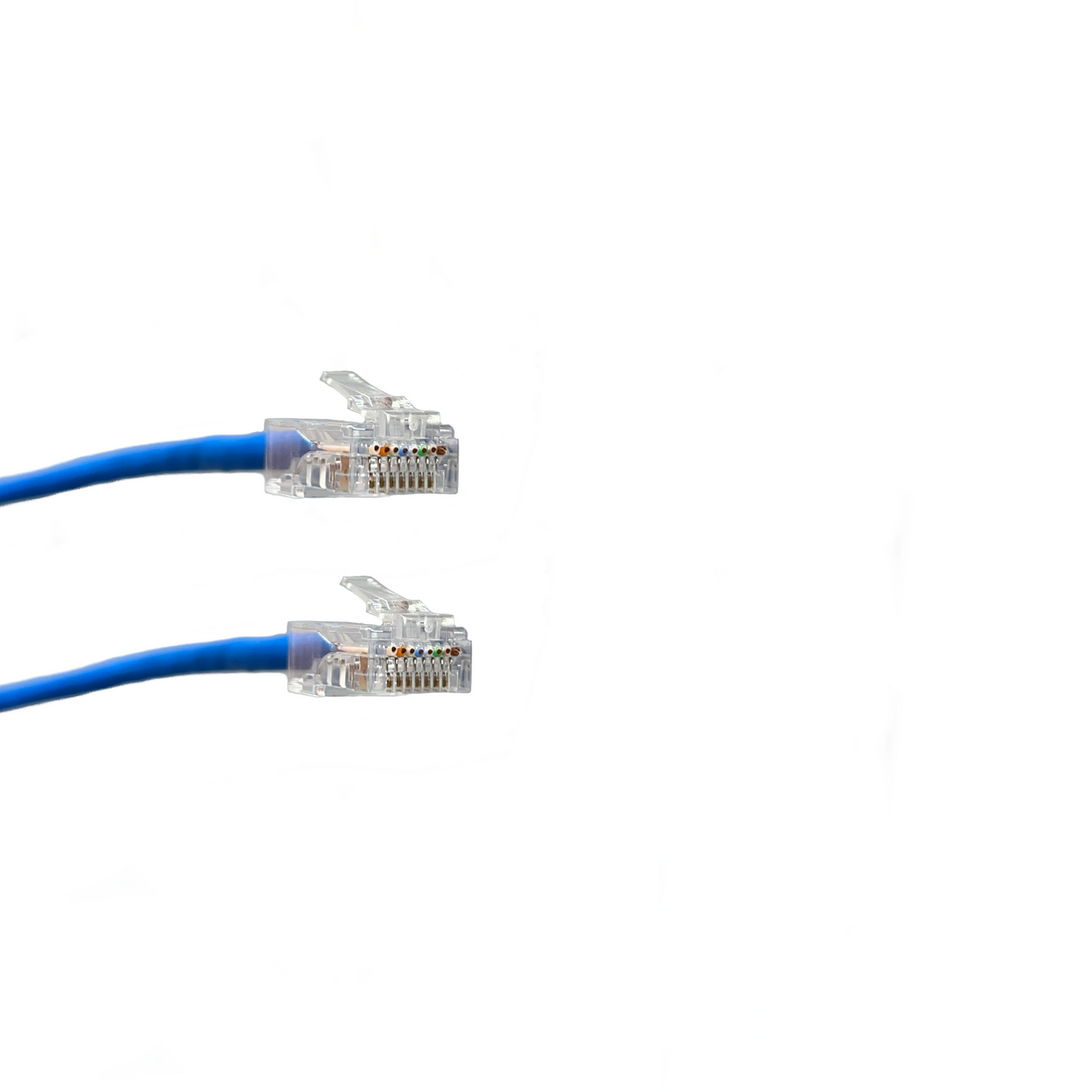 Cat5e UTP Plenum CMP Rated Ethernet Patch Cables - No Boot