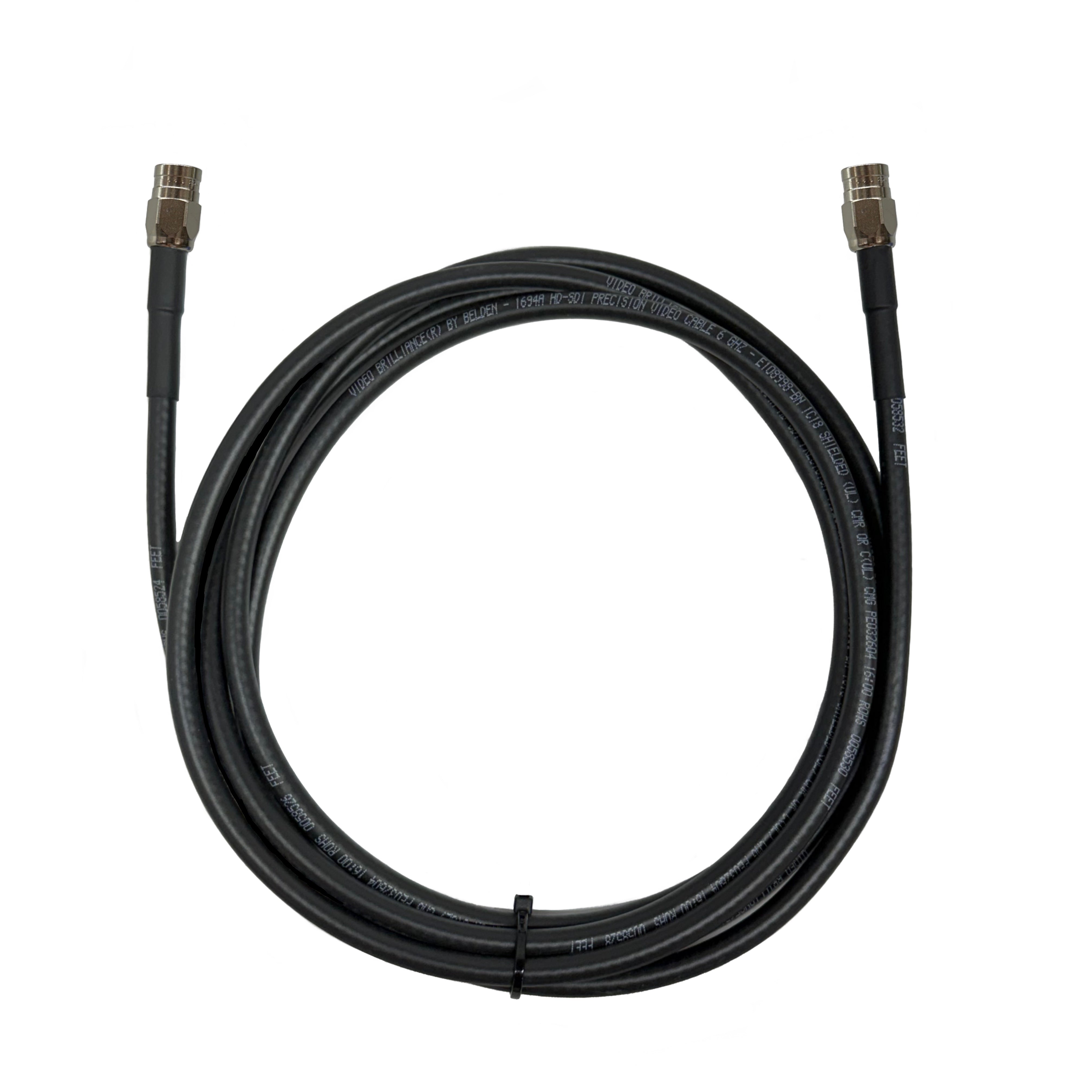 F-Type Male to Male Belden 1694A RG6 Broadcast 4K Satellite