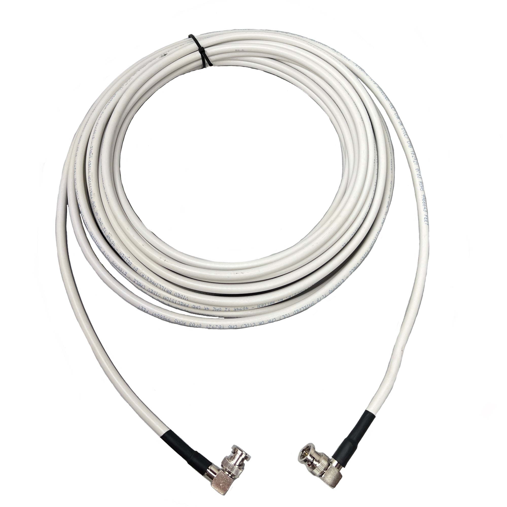 Belden 4694R 12G-SDI 4K Ultra-High-Definition BNC Right Angle to Right -  Custom Cable Connection