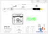 Pro Audio XLR Male to RCA Male Cables