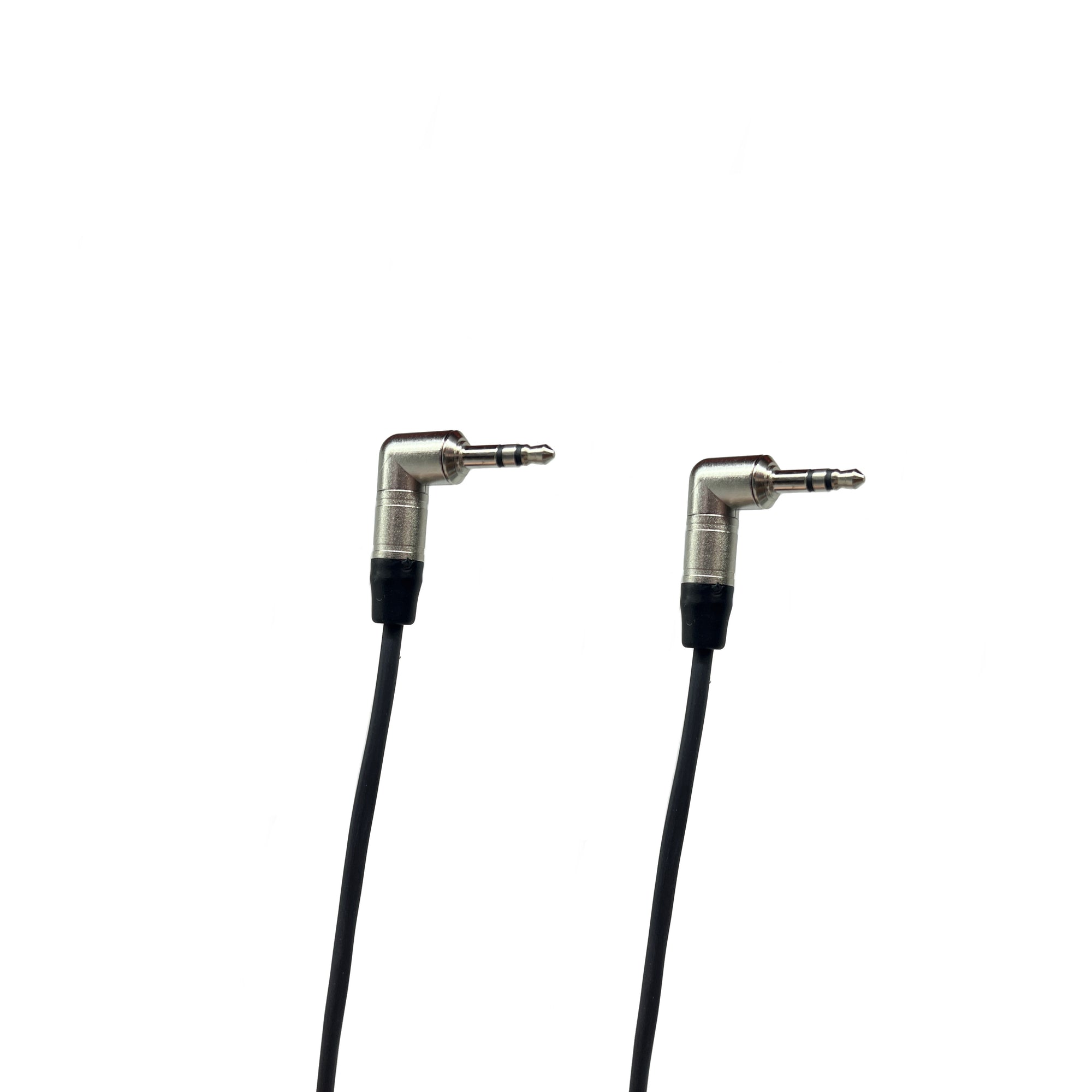 Plenum 3.5mm Right Angle Stereo Audio Cable Male to Male - Installation Grade