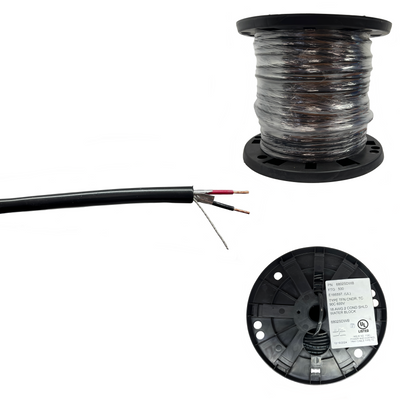 Direct Burial Shielded - Sun Resistant - 18 AWG 2 Conductor 500ft and 1000ft