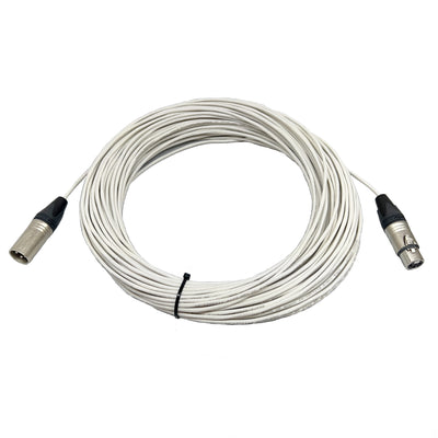 Balanced Plenum XLR Audio Cables with Male to Female Neutrik Connectors All Lengths Available