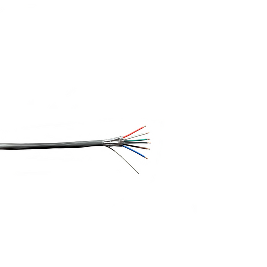 22 AWG 6 Conductor Stranded Shielded PVC Cable (500ft or 1000ft)