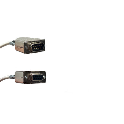Null Modem DB9 Male to Female -  22 AWG Plenum Jacket - Serial Data Cable