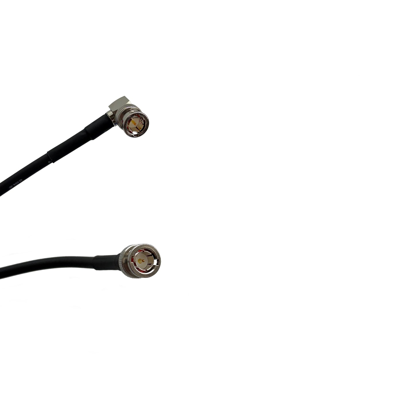 HD-SDI RG59 BNC Right Angle to BNC Right Angle 3GHZ Canare L-4CFB Cable