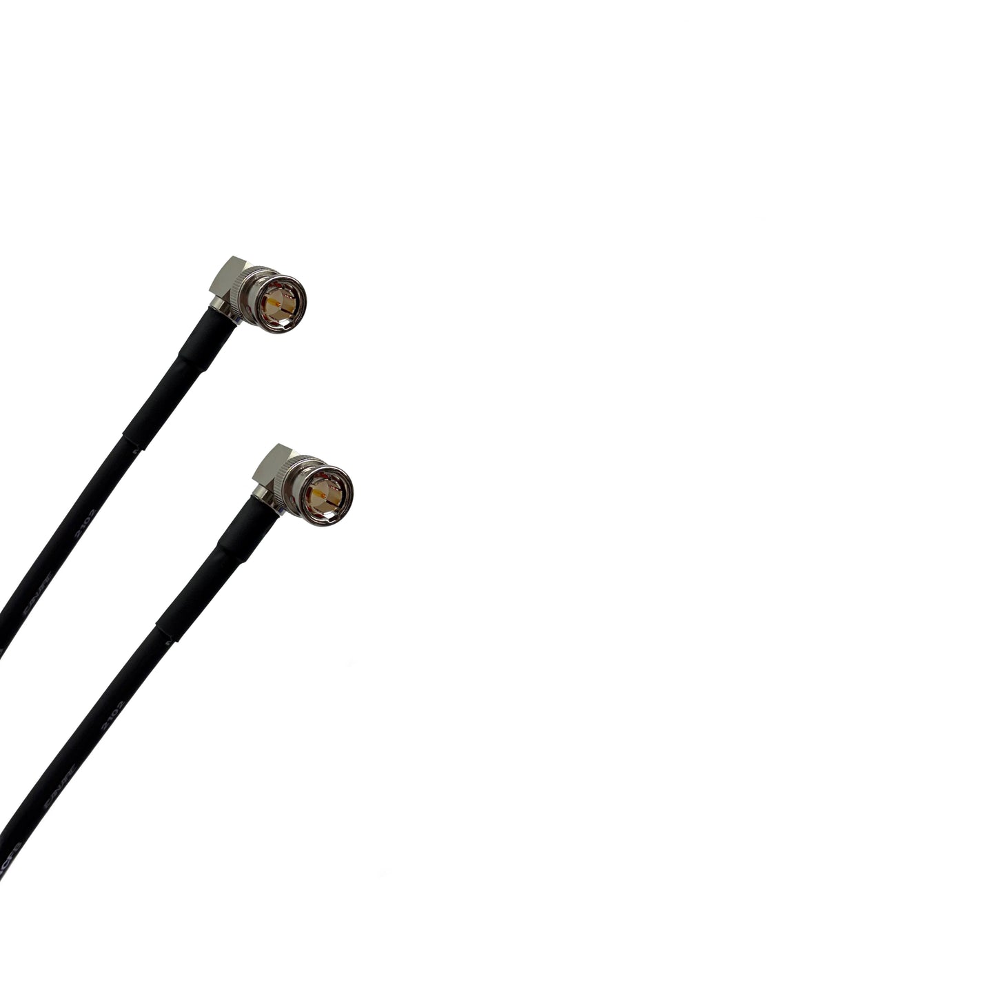 HD-SDI RG59 BNC Right Angle to BNC Right Angle 3GHZ Canare L-4CFB Cable