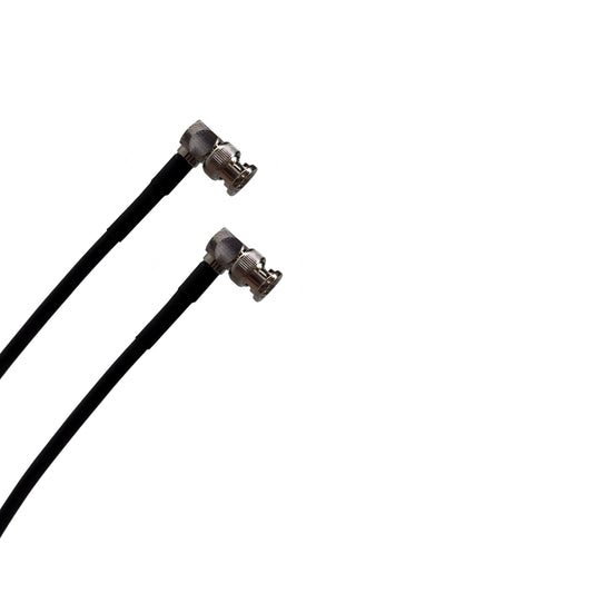 HD-SDI RG59 BNC Right Angle to BNC Right Angle 3GHZ Canare L-4CFB Cable