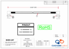 HD-SDI RG59 BNC Right Angle to BNC Right Angle 3GHZ Canare L-4CFB Cable