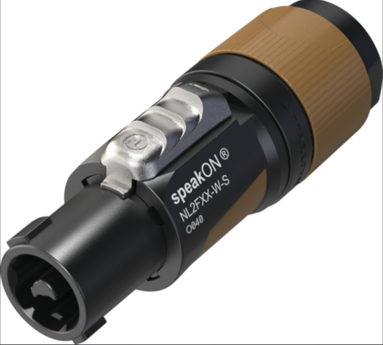 Neutrik NL2FXX-W-S speakON XX Series 2 Pole Cable End - Brown - Custom ...