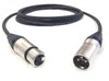 1ft XLR Audio Cable with Male to Female Neutrik Connectors