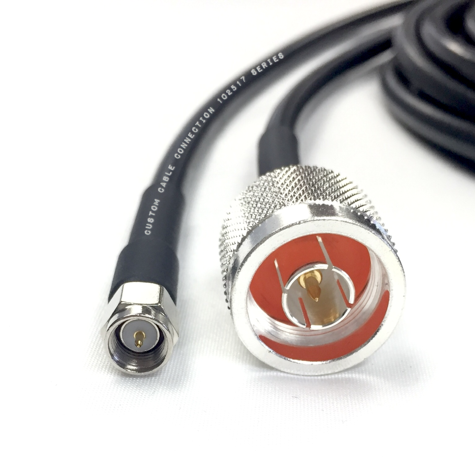 N Male to N Male Cable Assembly with RG401 Cable