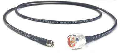 N Male to SMA Male LMR-240 Ultraflex Times Microwave Coax 50 Ohm Cable