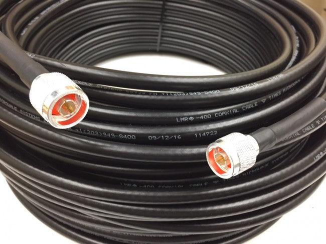 N Male to N Male LMR400 Times Microwave Coax 50 Ohm Antenna Cables up to 300ft