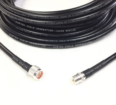 N Male to N Female Extension - Times Microwave LMR-400 50 Ohm Cables