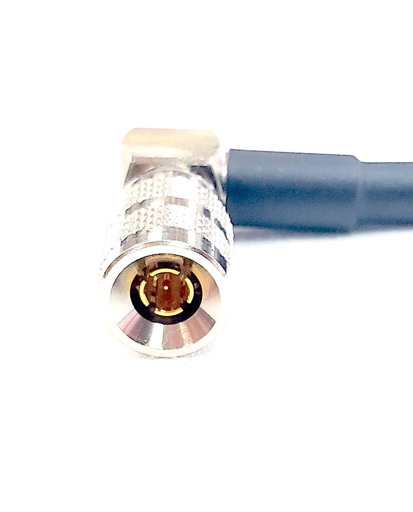 BNC Right Angle to Din 1.0/2.3 Right Angle HD-SDI 3G/6G Video Coaxial Cable