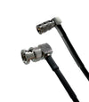 BNC Right Angle to Din 1.0/2.3 Right Angle HD-SDI 3G/6G Video Coaxial Cable
