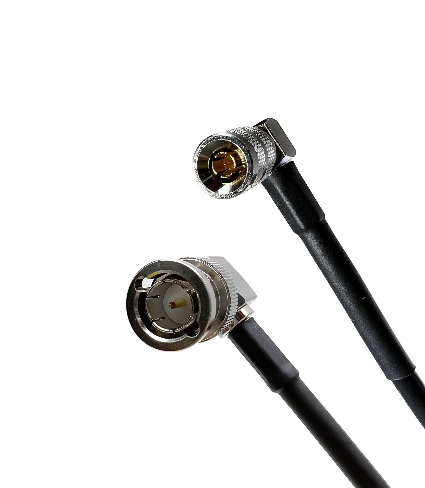 BNC Right Angle to Din 1.0/2.3 Right Angle HD-SDI 3G/6G Video Coaxial Cable