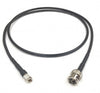75ft HD-SDI BNC to Din 1.0/2.3 Mini RG59 3G/6G Video Coaxial Cable Black