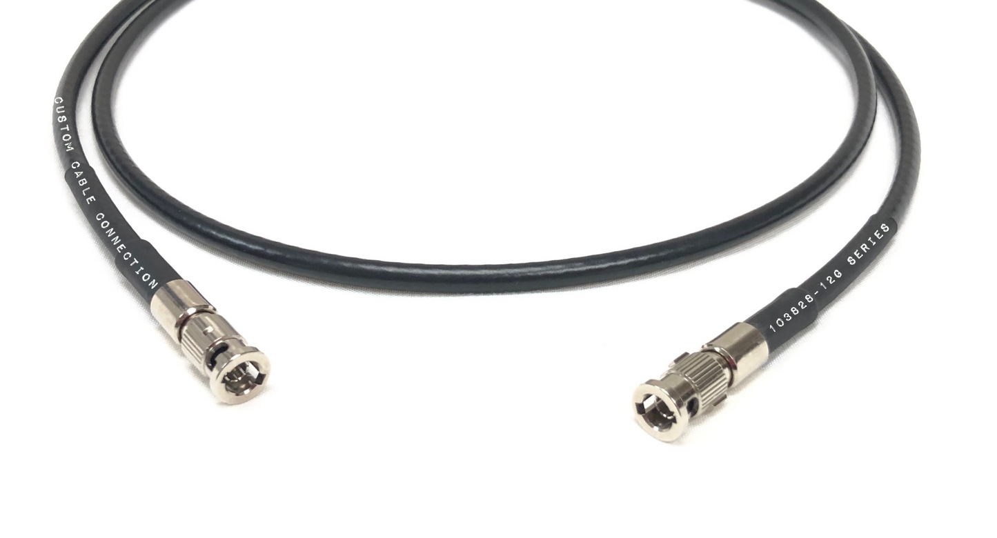 12G Rated High Density Micro BNC HD-SDI Belden 4855R Video Adapter Cables