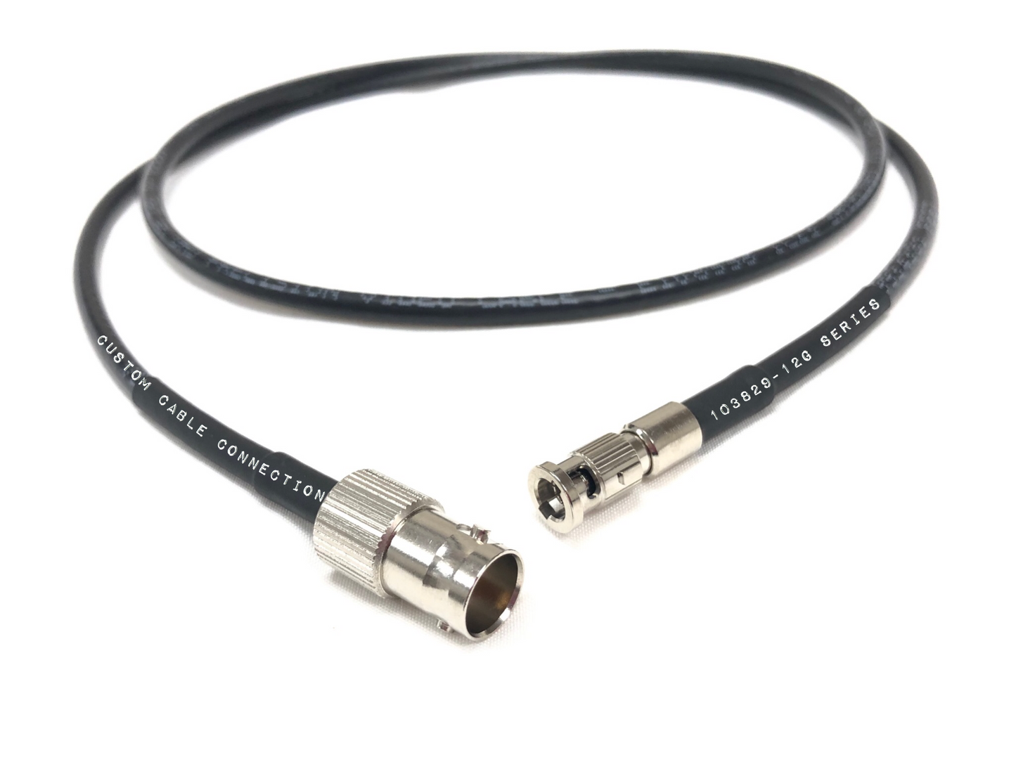 12G Rated BNC Female to HD Micro BNC Belden 4855R HD-SDI Video Adapter Cables