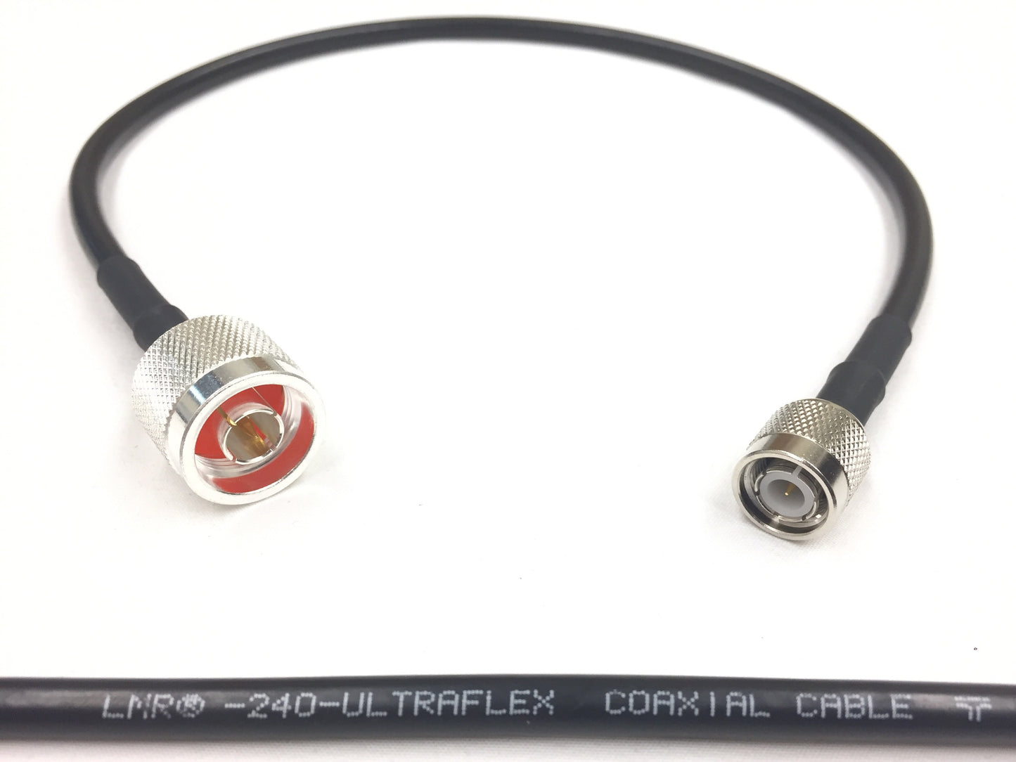 N Male to TNC Male Times Microwave LMR-240 Ultraflex Cables