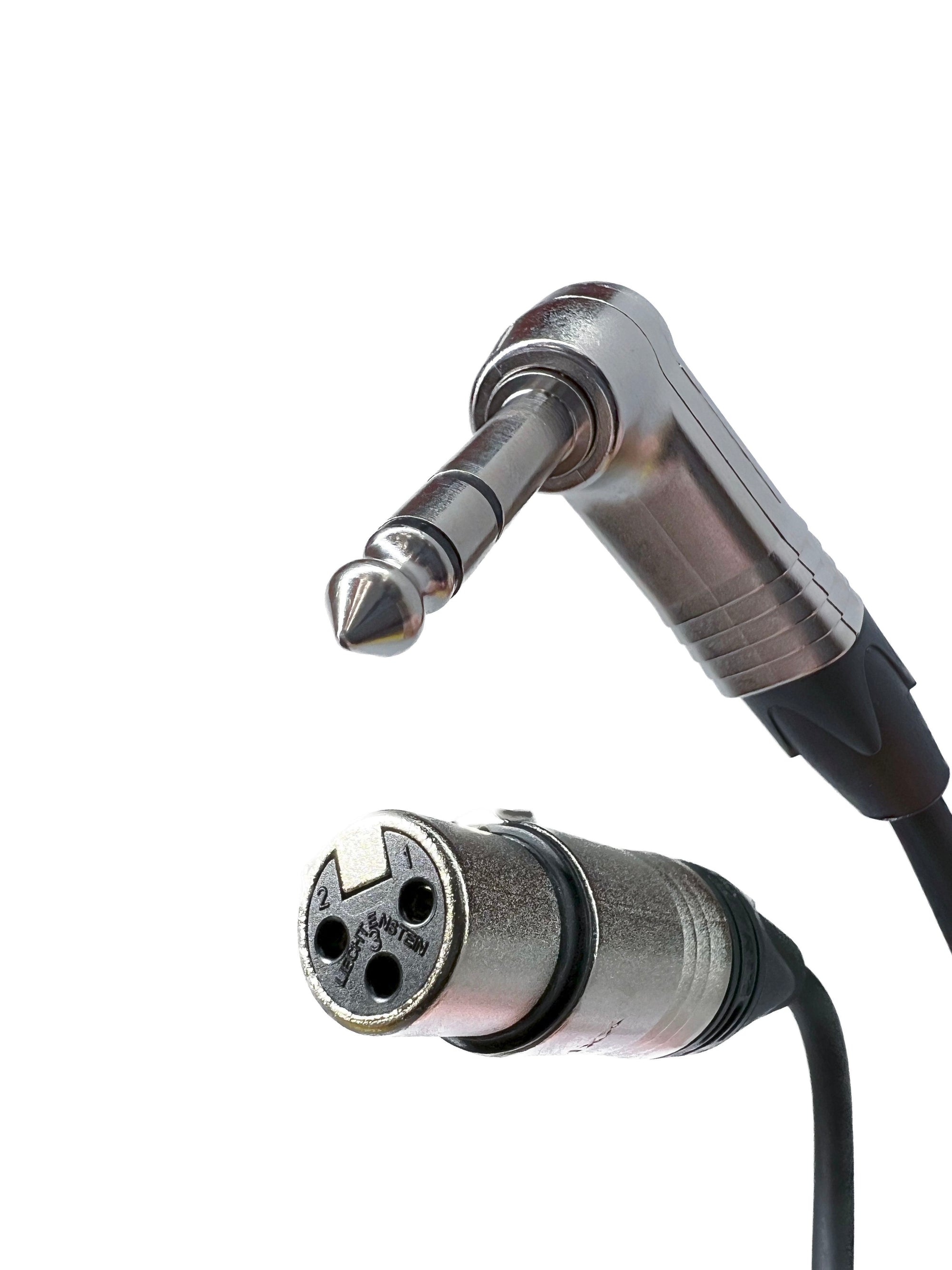 300ft XLR Female to 1/4 TRS Right Angle Balanced Pro Audio Cable