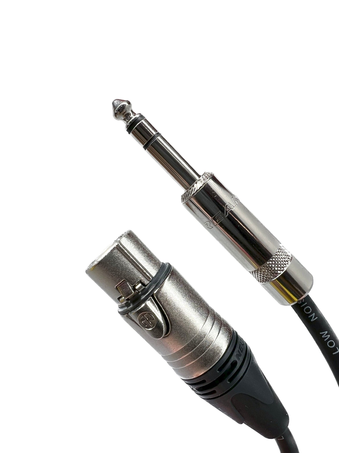 Balanced XLR Female to 1/4 TRS Audio Cables with Neutrik Connectors