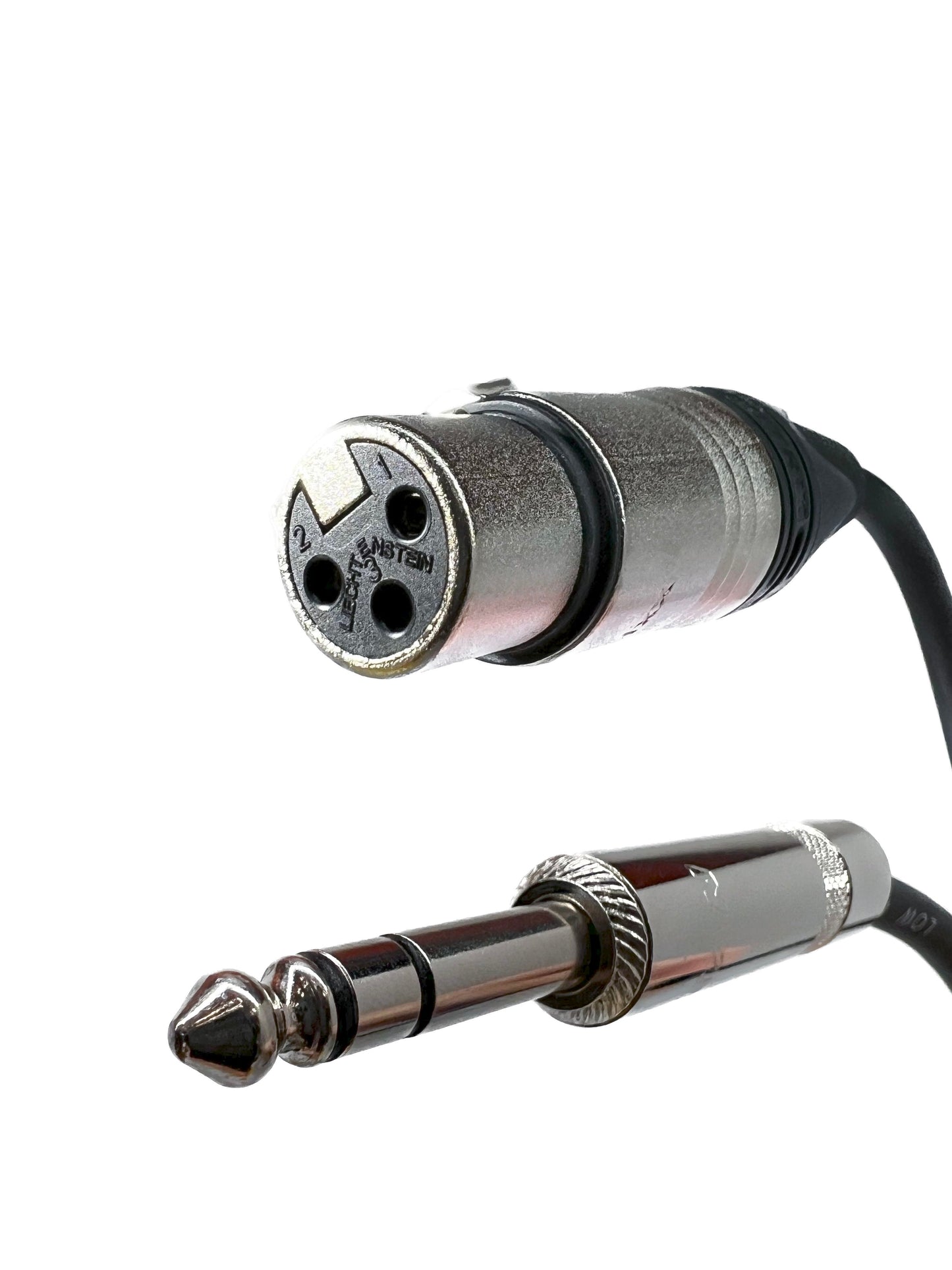 Balanced XLR Female to 1/4 TRS Audio Cables with Neutrik Connectors