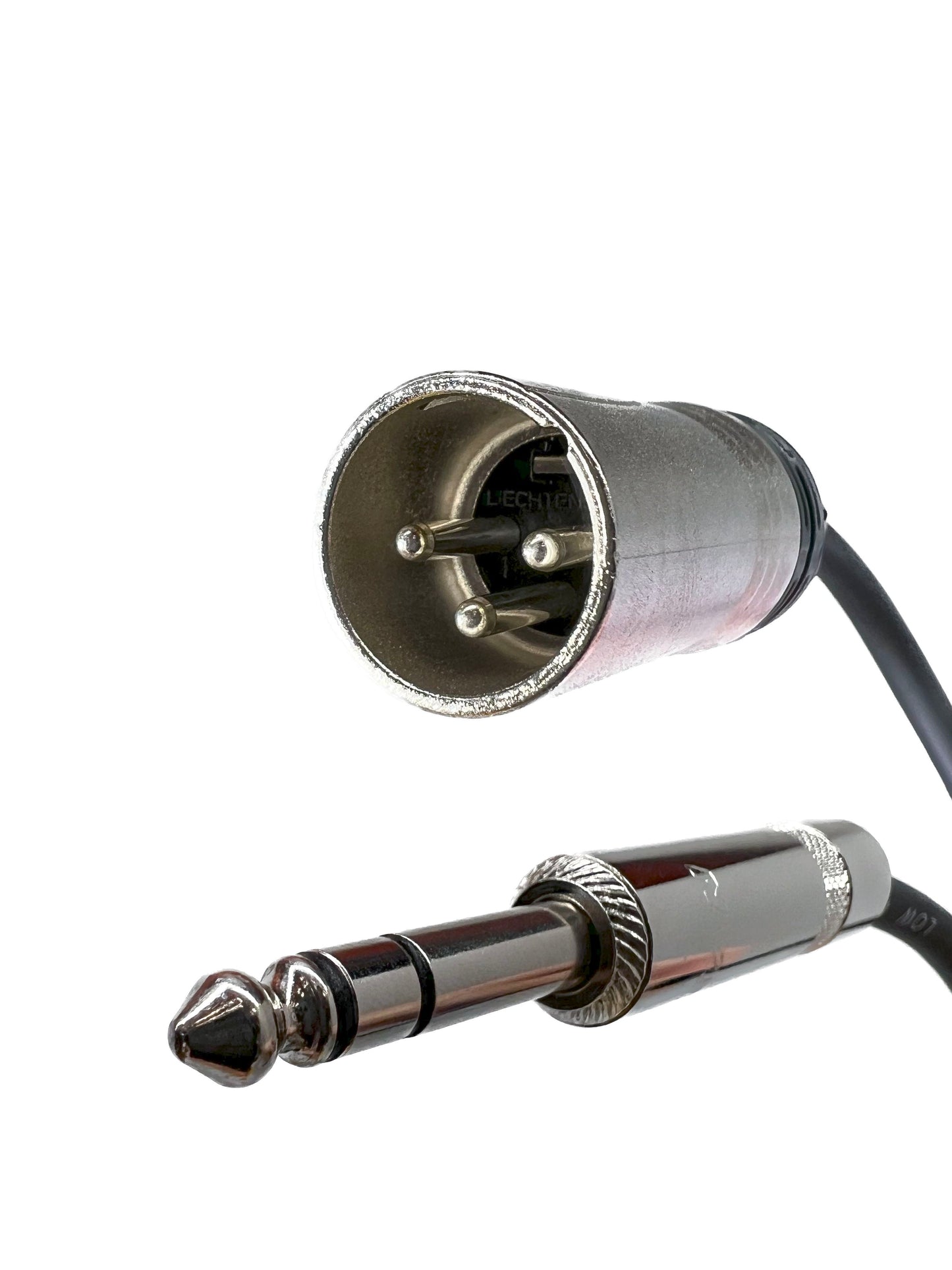 Balanced XLR Male to 1/4 TRS Audio Cables with Neutrik Connectors